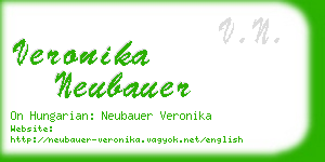 veronika neubauer business card
